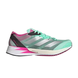 adidas Wmns Adizero Adios 7 'Pulse Mint' Sneakers Mint Pulse/Metallic Silver/Black GV9062