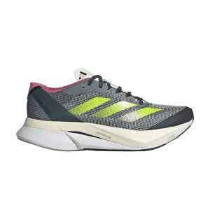 adidas Wmns Adizero Boston 12 'Arctic Night Lucid Lemon' Sneakers Polar Night/Radiant Lemon/Carbon ID6898