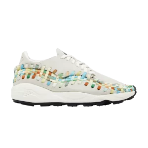 Nike Wmns Air Footscape Woven 'Rainbow' Sneakers Summit White/Black Sail/Multicolor FB1959 101