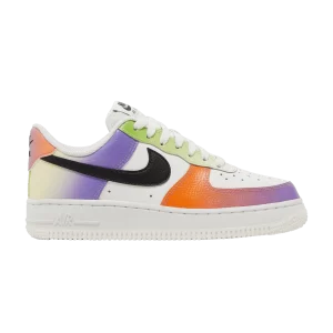 Nike Wmns Air Force 1 '07 'Multi-Color Gradient' Summit White/Bright Tangerine/Action Grape/Black FD0801 100