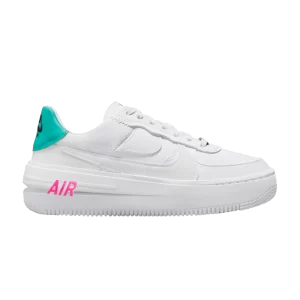 Nike Wmns Air Force 1 PLT.AF.ORM 'White Jade Pink 'Sneakers White/Pink Burst/Clear Jade/White FN7180 100