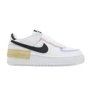 Nike Wmns Air Force 1 Shadow 'White Black Pastel' White/Gold Team/Pure Platinum/Black FJ0735 100