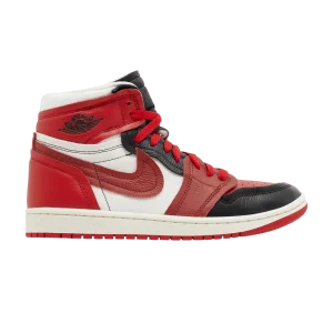 Wmns Air Jordan 1 High Method of Make 'Sport Red 'Sports red/Dune red/Black/Sail FB9891 600