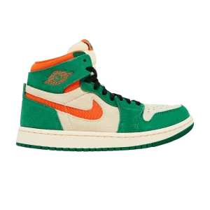 Wmns Air Jordan 1 High Zoom Comfort 2 'Pine Green' Pine Green/Muslin/Black/Glow Orange DV1305 308