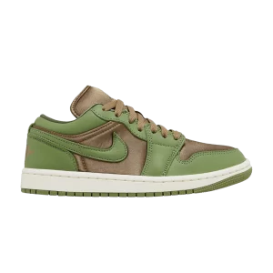 Wmns Air Jordan 1 Low SE 'Olive Brown Kelp' Brown Kelp/Sky J Light Olive/Sail FB9893 300