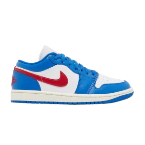 Wmns Air Jordan 1 Low 'Sport Blue Gym Red' Sports Blue/Red/White/Sail DC0774 416