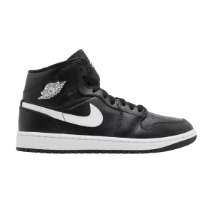 Wmns Air Jordan 1 Mid 'Black White' Black/White/Black DV0991 001