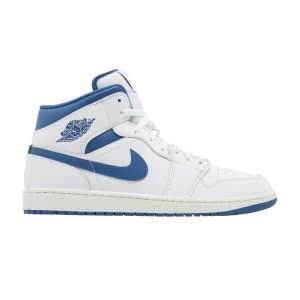 Air Jordan 1 Mid 'Industrial Blue' White/Industrial blue FN5215 141