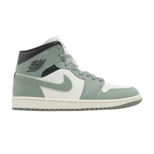 Wmns Air Jordan 1 Mid 'Jade Smoke' Sail/Anthracite/Jade Smoke BQ6472 130