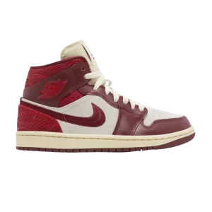 Wmns Air Jordan 1 Mid SE 'Lift Up' Team Red/Varsity Red/Sail/Muslin DZ2820 601