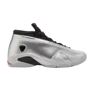 Wmns Air Jordan 14 Retro Low 'Metallic Silver 'Metallic Silver/Fire Red/Wolf Grey/Black DH4121 060