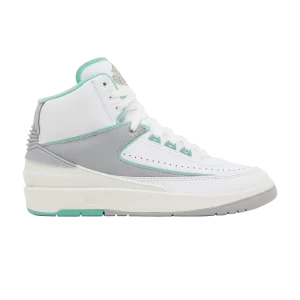 Wmns Air Jordan 2 Retro 'Crystal Mint' Sneakers White/Crystal Mint/Metallic Red Bronze/Wolf Grey/Sail FN6755 100