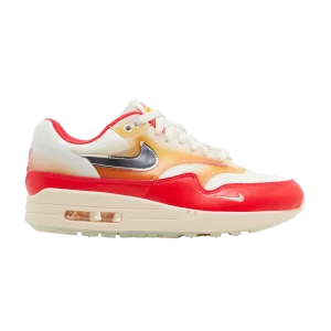 Nike Wmns Air Max 1 'Soft Vinyl' Sneakers Sail/Metallic Silver/Siren Red/Sundial/Guava Ice/Barely Green FN7683 133