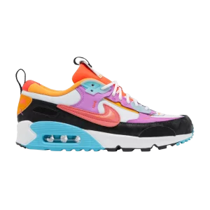 Nike Wmns Air Max 90 Futura 'Lunar New Year' Sneakers White/Fuchsia Dream/Baltic Blue/Bright Crimson FD0821 100