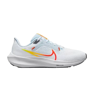 Nike Wmns Air Zoom Pegasus 40 'White Laser Orange' White/Tint Blue/Laser Orange/Spicy Red DV3854 102