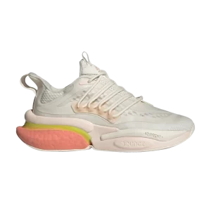 adidas Wmns AlphaBoost V1 Off White Lucid Lemon White/Miracle Clay/Radiant Lemon IE9730