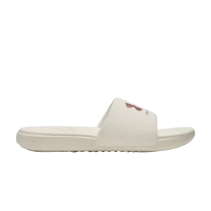 Under Armor Wmns Ansa Fixed Slide 'Ivory Red Fusion' Sneakers Ivory/Red Fusion 3023772 107