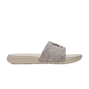 Under Armor Wmns Ansa Graphic Slide 'Animal Print' Sneakers Fog/Black 3024436 117