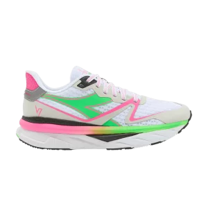 Sneakers Diadora Wmns Atomo V7000 'White Green Pink 'White/Fluorescent Green/Fluorescent Pink 101 179068 D0250