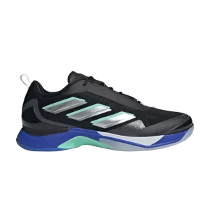 adidas Wmns Avacourt 'Black Lucid Blue' Sneakers Black/Metallic Silver/Lucid Blue HQ8402