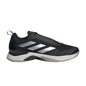 adidas Wmns Avacourt 'Black Silver Metallic' Sneakers Black/Metallic Silver/Gray Two ID1541