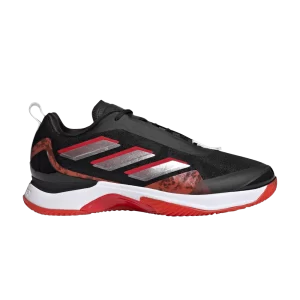 adidas Wmns Avacourt Clay Court 'Black Scarlet' Sneakers Black/Metallic Taupe/Better Scarlet HQ8409