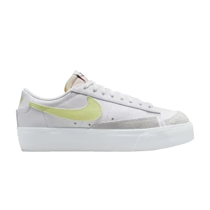 Nike Wmns Blazer Low Platform 'White Life Lime' White/Team Orange/Black/Lime DJ0292 115