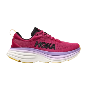 HOKA Wmns Bondi 8 'Cherries Jubilee' Sneakers Cherry Anniversary/Pink Yarrow 1127952 CJPY