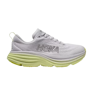 HOKA Wmns Bondi 8 'Nimbus Cloud Luminary Green' Sneakers Cloud Nimbus/Glowing Green 1127952 NCLG