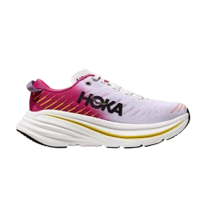 HOKA Wmns Bondi X 'Pink Yarrow' Sneakers Blanc de Blancs/Pink Yarrow 1113513 BDBPY