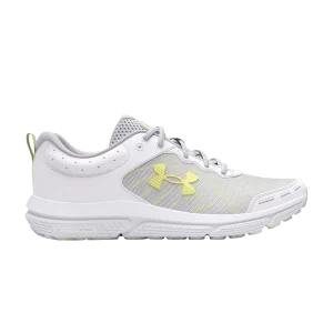 Under Armor Wmns Charged Assert 10 'White Sonic Yellow' Sneakers White/Yellow Sonic 3026179 110