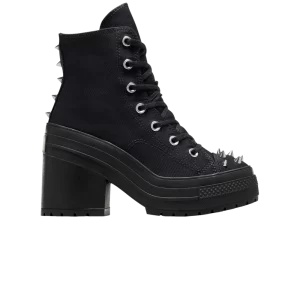 Sneakers Converse Wmns Chuck 70 De Luxe Heel Platform High 'Studded – Black 'Black/Black/Black A08103C