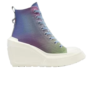 Converse Wmns Chuck 70 De Luxe Wedge Platform High 'Denim Ombre 'Sneakers From blue/Egret/Multi A10309C