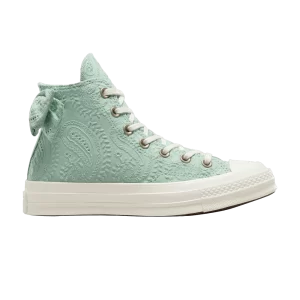 Converse Wmns Chuck 70 High 'Bow – Sticky Aloe Green 'Sneakers Sticky Aloe Green/Egret/Light Gold A10245C