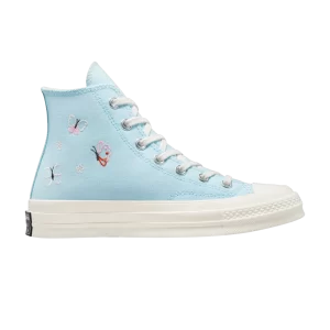 Converse Wmns Chuck 70 High 'Butterfly Wings 'Sneakers Chambray blue/Egret/Black A05980C