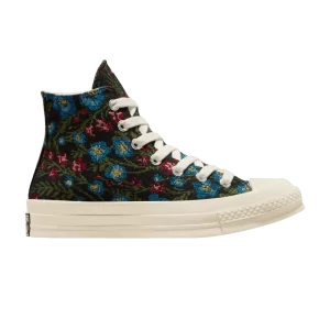 Converse Wmns Chuck 70 High 'Floral Tapestry' Sneakers Black/Natural ivory/Egret A11990C