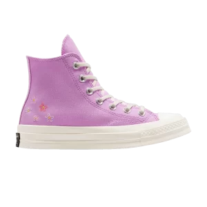 Converse Wmns Chuck 70 High 'Little Flowers 'Sneakers Grape fizz/Egret/Egret A11561F