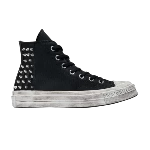 Converse Wmns Chuck 70 High 'Studded 'Sneakers Black/White/Black A07207C