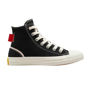 Converse Wmns Chuck Taylor All Star High 'Black Egret 'Sneakers Black/Red/Egret A07118C