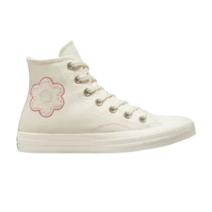 Converse Wmns Chuck Taylor All Star High 'Crafted Patchwork 'Sneakers Egret/Pink sunrise/Black A05195C