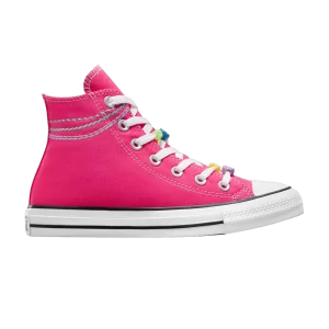 Converse Wmns Chuck Taylor All Star High 'Embroidered Bracelet 'Sneakers Astral Pink/Astral Pink/White A06842F