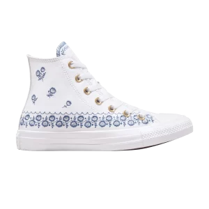 Converse Wmns Chuck Taylor All Star High 'Free Spirit Florals 'Sneakers White/Winter Kill/Armor Blue A12047F