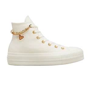 Converse Wmns Chuck Taylor All Star High 'Valentine's Day 2023 'Sneakers Egret/Yellow things store A04453C