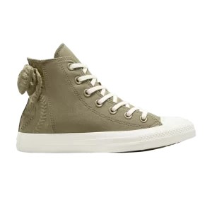 Converse Wmns Chuck Taylor All Star Lift High 'Bow' Sneakers Hairy sloth green/Egret/Light gold A10248F