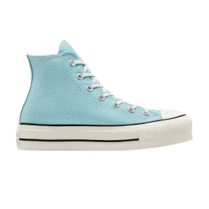 Converse Wmns Chuck Taylor All Star Lift High 'Checkered – Infinity Pool 'Sneakers Infinity pool/Egret/Black A11625C