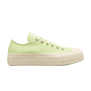 Converse Wmns Chuck Taylor All Star Lift Platform Low 'Citron This Green 'Sneakers Citron and green/Natural ivory A09913F