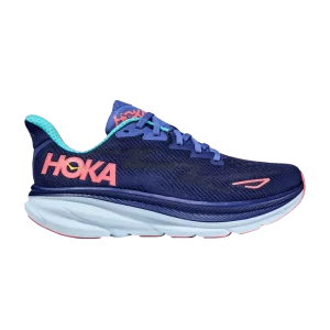 HOKA Wmns Clifton 9 'Bellwether Blue' Sneakers Bellwether Blue/Ceramic 1127896 BBCRM