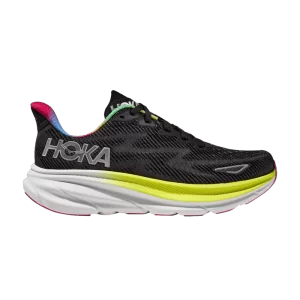 HOKA Wmns Clifton 9 'Black Rainbow' Sneakers Black/All Aboard 1127896 BAAB