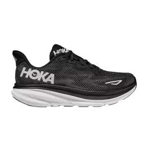 HOKA Wmns Clifton 9 'Black White' Sneakers Black/White 1127896 BWHT