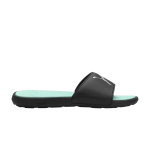 Puma Wmns Cool Cat 2.0 Slide 'Black Fair Aqua 'Sneakers Black/Silver/Fair Aqua 390963 05